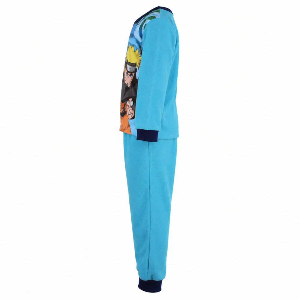 Anime Naruto Shippuden Fleece Jungen Langarm Schlafanzug Pyjama Gr. 116 - WS-Trend.de