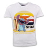 Disney Stitch T-Shirt Kurzarm Kinder Jungen Shirt 98-134 100%Baumwolle Blau Weiß