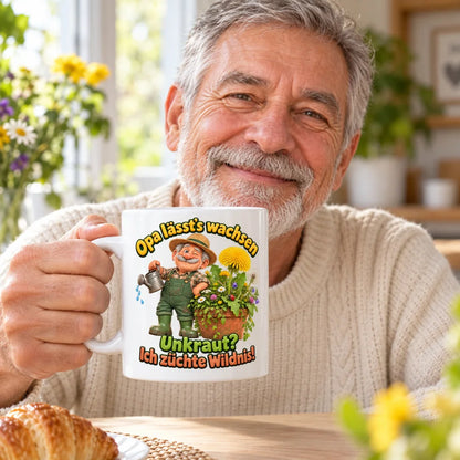 WS-Trend Gartenopa Tasse Keramik 330 ml Geschenkidee für den Großvater - WS-Trend.de