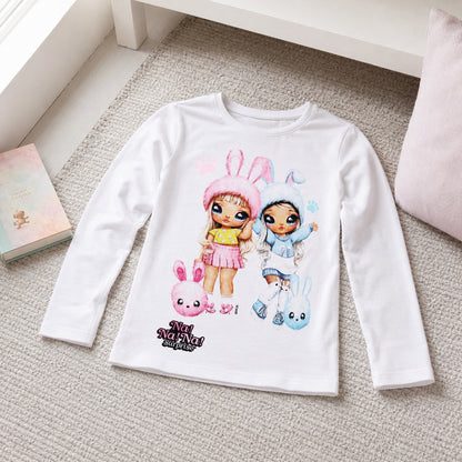 Print-Shirt Na!Na!Na! Surprise NA!Na! Surprise Girls Kinder Mädchen Langarmshirt Shirt 100% Baumwolle