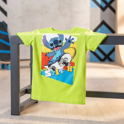 Disney Lilo und Stitch Jungen Kinder kurzarm T-Shirt Shirt Gr. 98-122 Baumwolle - WS-Trend.de