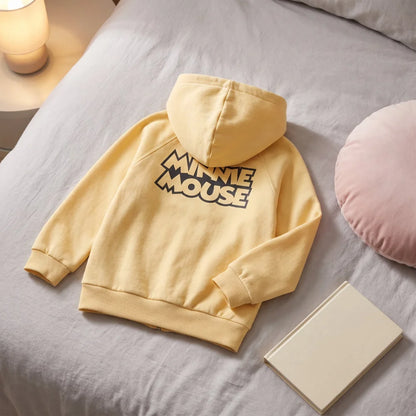 Kapuzenpullover Disney Minnie Maus Kinder Pullover Hoodie Kapuze Gr. 110-122 - WS-Trend.de