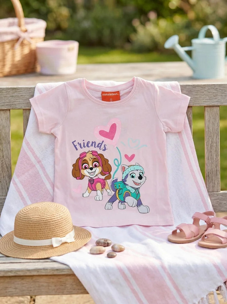Paw Patrol Skye Everest Kinder Baby T-Shirt Kurzarm Gr.128 100% Baumwolle - WS-Trend.de