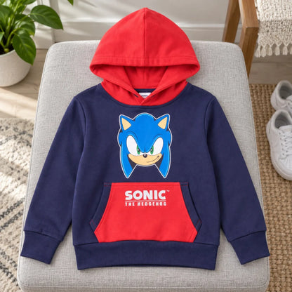 Sonic the Hedgehog Kinder Jungen Fleece Hoodie Kapuzenpullover Pulli - WS-Trend.de