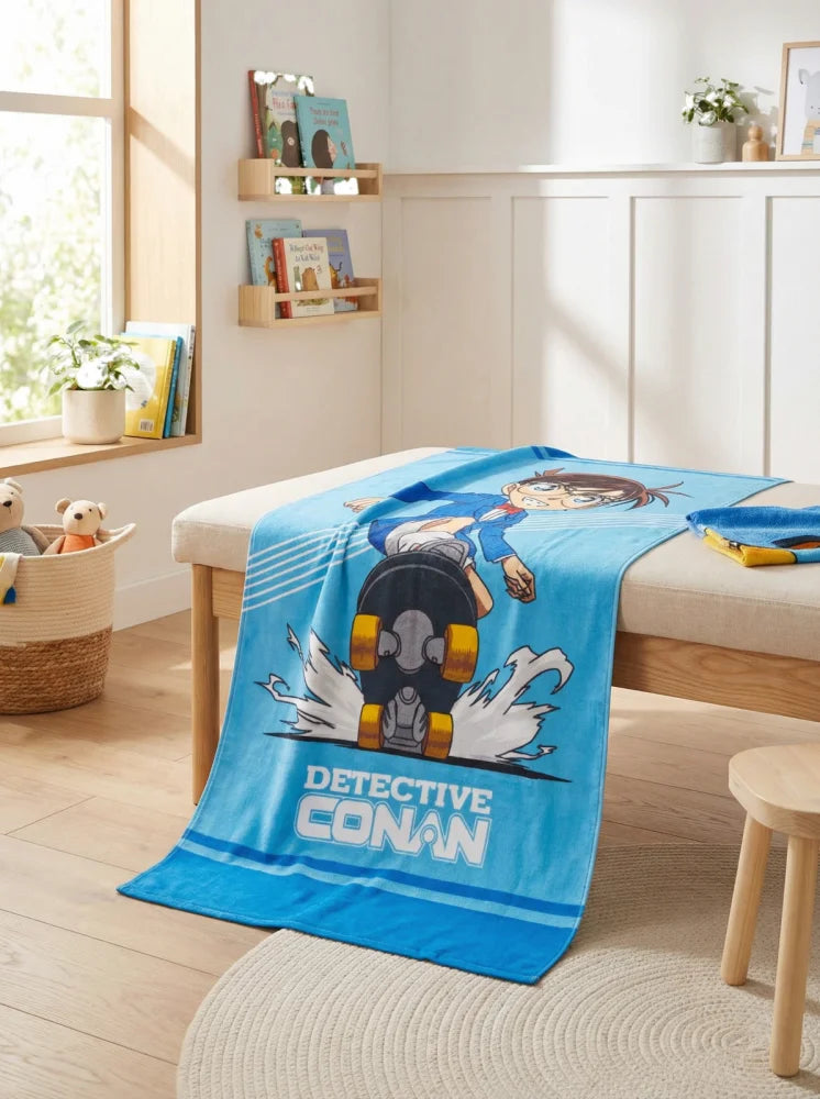 Detektiv Conan Anime Mikrofaser Strandtuch Badetuch XL 70x140 cm - WS-Trend.de