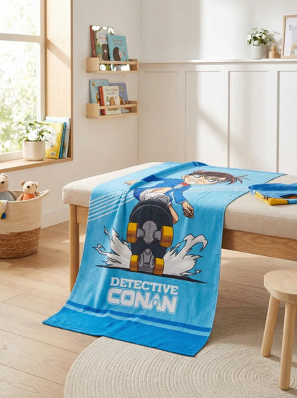 Detektiv Conan Anime Mikrofaser Strandtuch Badetuch XL 70x140 cm - WS-Trend.de