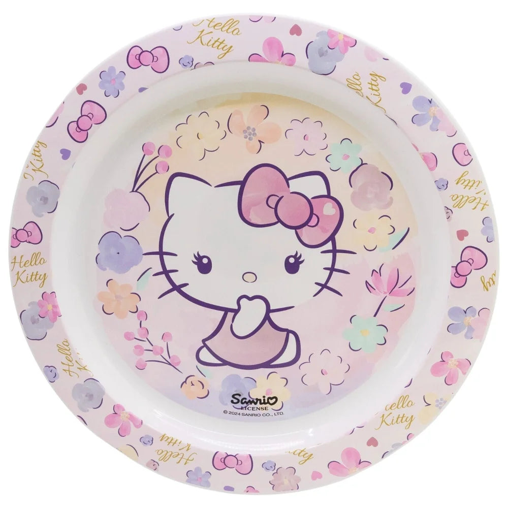Hello Kitty Kinder Geschirr-Set 3 teilig Becher (260 ml) Teller Schüssel - WS-Trend.de