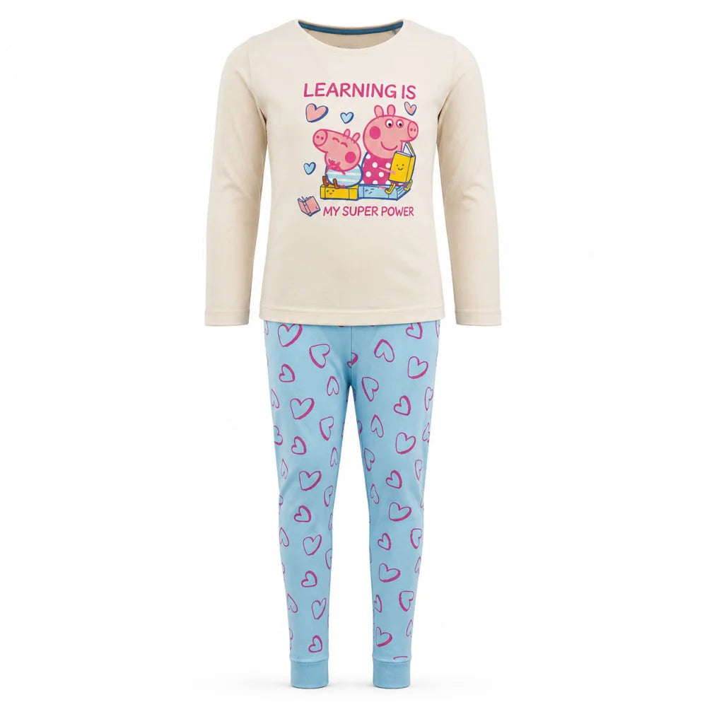 Peppa Wutz Pig Kinder Mädchen Schlafanzug Pyjama Gr. 116 - WS-Trend.de