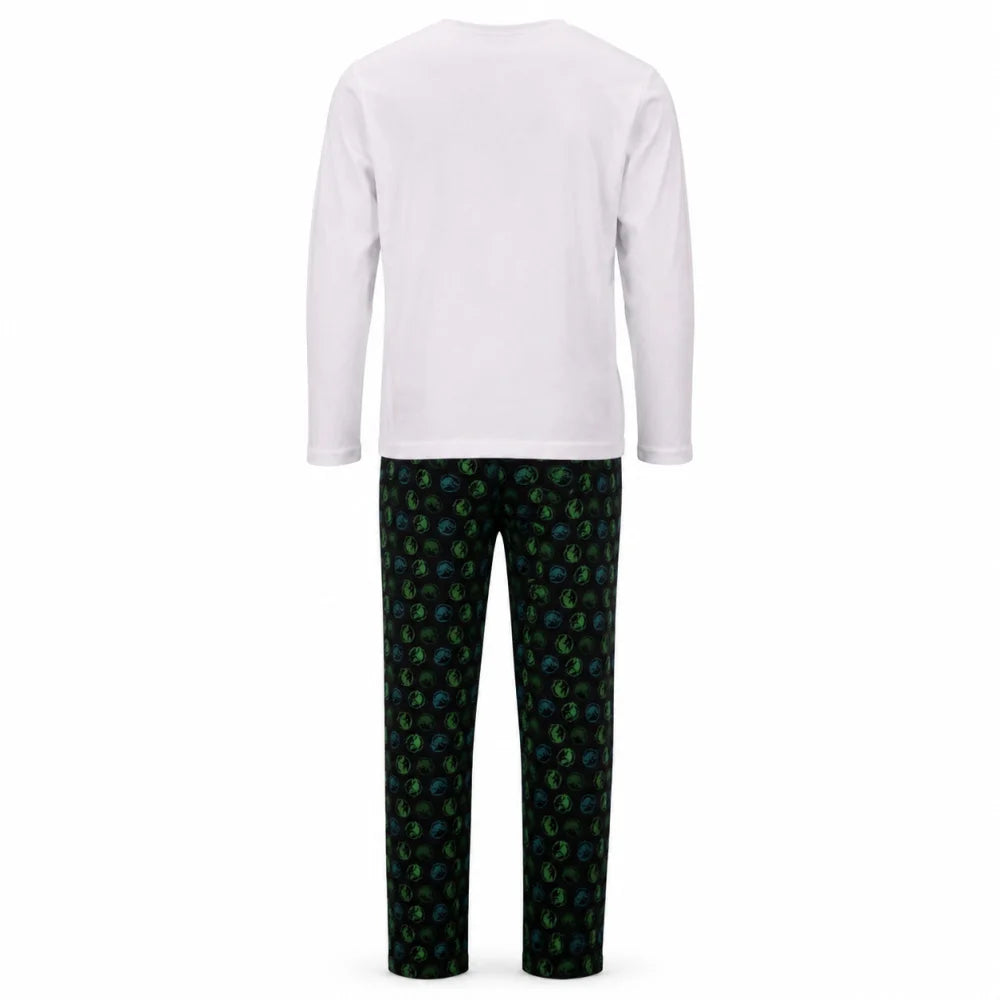 Jurassic World T-Rex Jungen Kinder Pyjama Schlafanzug 100% Baumwolle Gr. 104-116 - WS-Trend.de