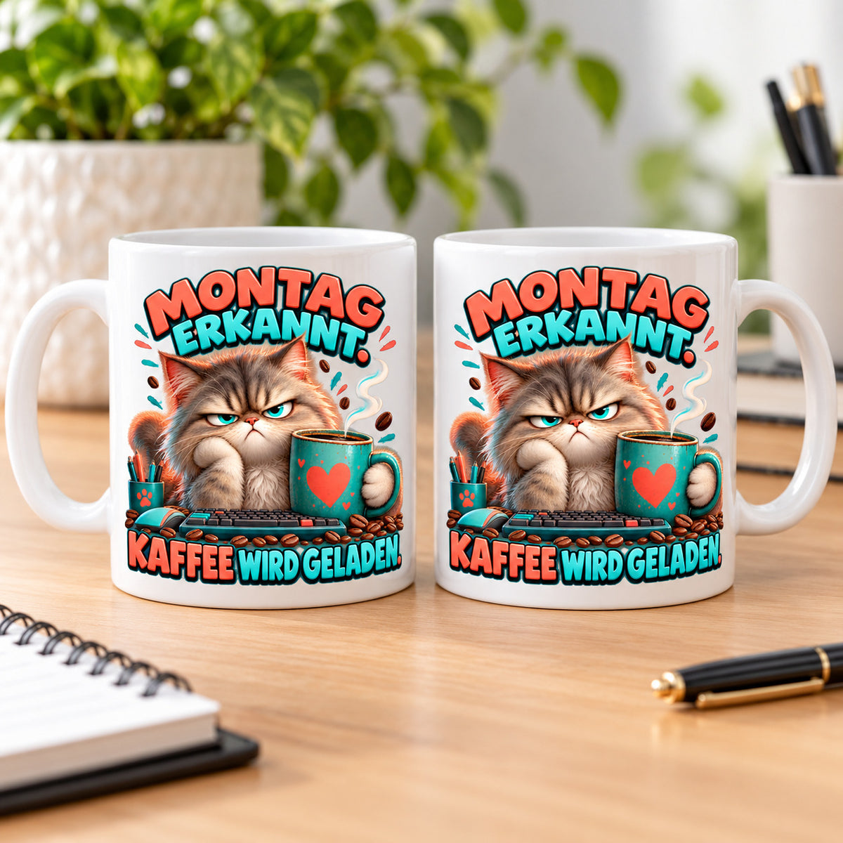 Büro Tasse Keramik 330 ml lustiger Spruch Geschenk Kollegen Homeoffice