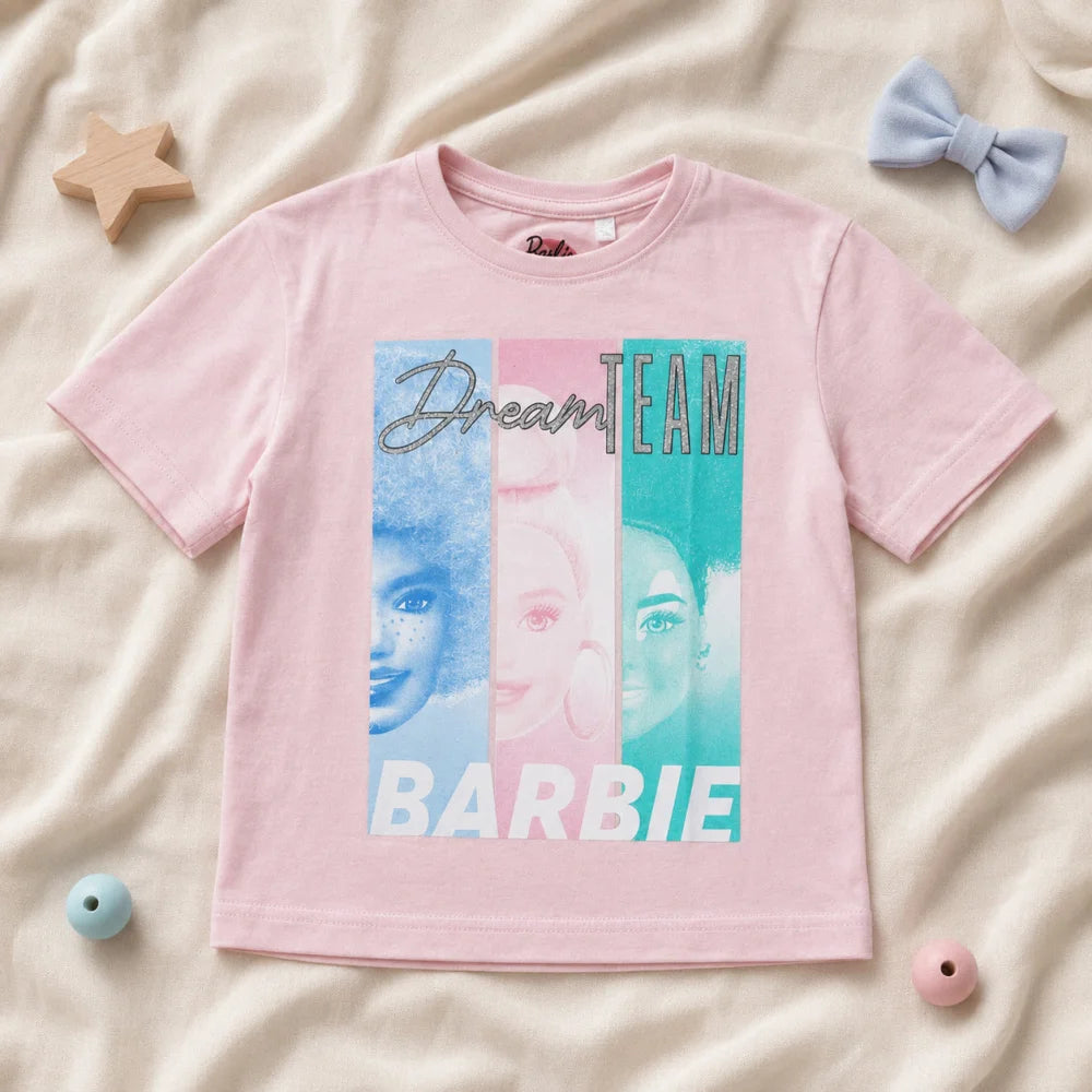 Barbie and Friends Mädchen T-Shirt kurzarm Shirt Gr. 134-164 100% Baumwolle - WS-Trend.de