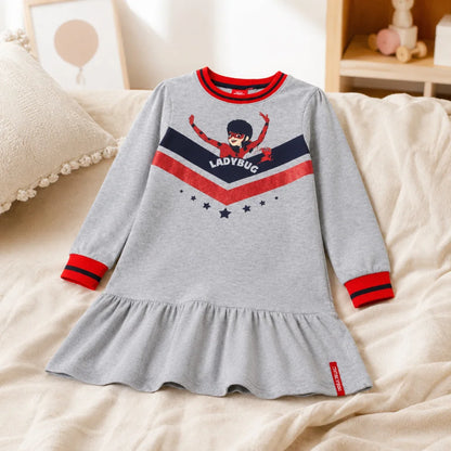 Sommerkleid Miraculous - Ladybug Kinder Mädchen Kleid Gr. 104-128 - WS-Trend.de