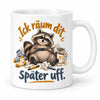 WS-Trend Berliner Waschbär Tasse lustiger Spruch Keramik 330 ml witzig