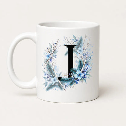 Winter Tasse A-Z Buchstaben 325 ml Keramik Geschenkidee personalisiert - WS-Trend.de