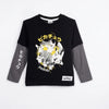 Pokemon Pikachu Glumanda Kinder langarm T-Shirt Shirt Gr. 104 - 140 - 100% Baumw