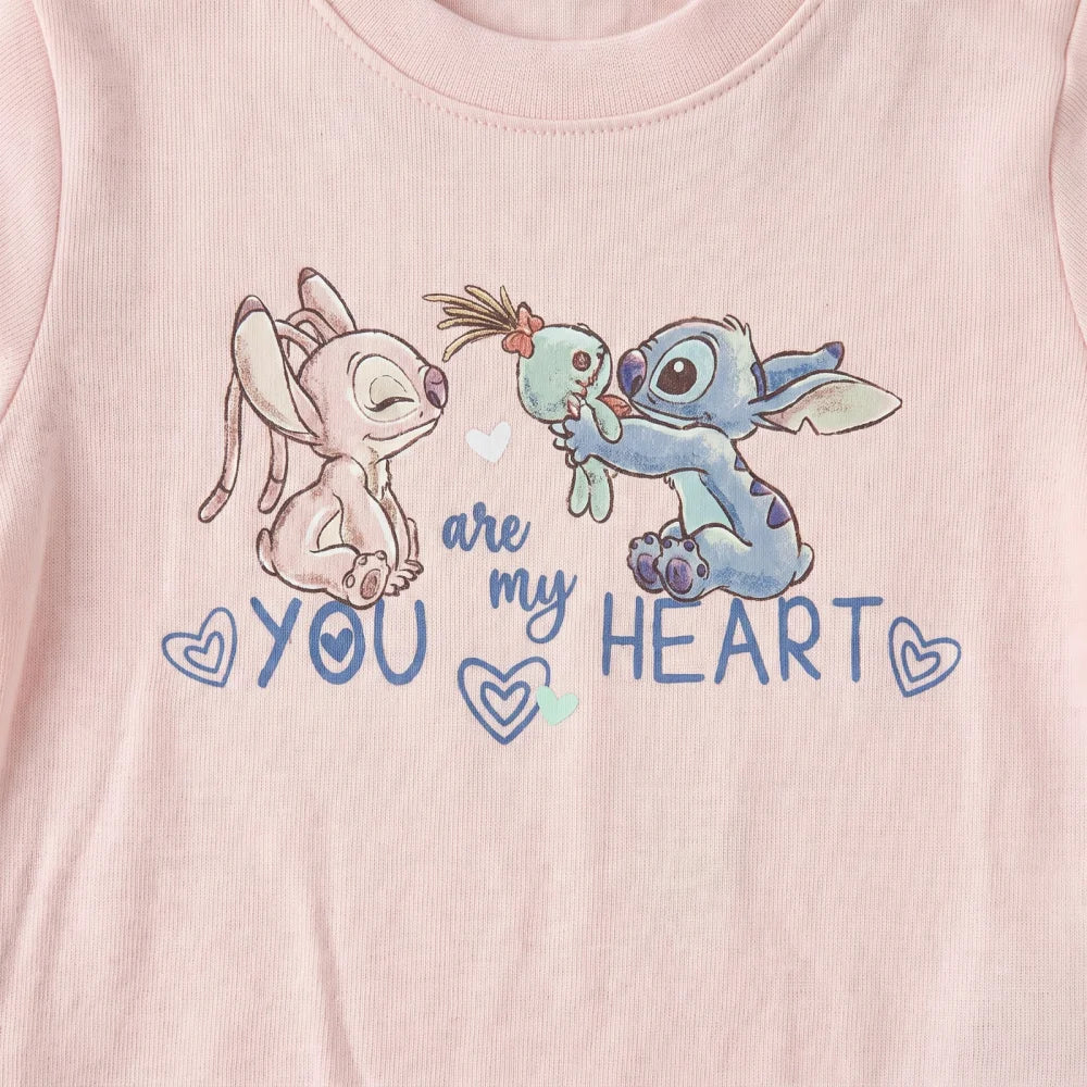 Disney Stitch Angel Baby Langarm-Pyjama Shirt und Hose Gr. 74-98 - WS-Trend.de