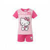 Hello Kitty Kinder Mädchen Schlafanzug Pyjama Shirt Shorts Gr. 98-128 Baumwolle