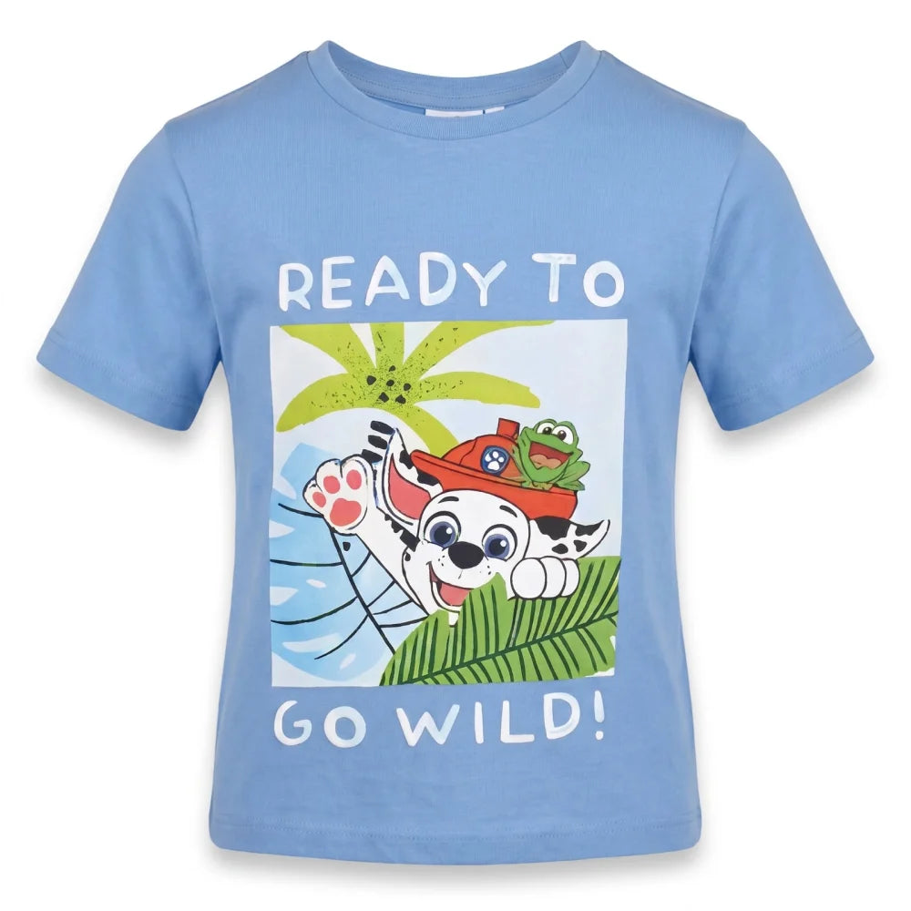 Paw Patrol Marshall Kinder Jungen kurzarm T-Shirt Shirt 98 -128 Baumwolle - WS-Trend.de