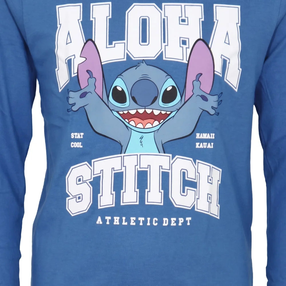 Print-Shirt Disney Lilo und Stitch Kinder Jungen Langarmshirt Shirt Gr. 98-110 - WS-Trend.de