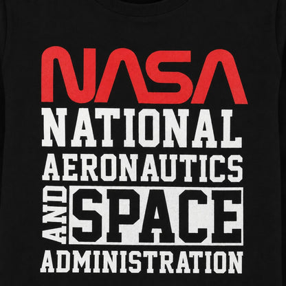 Print-Shirt NASA Space Center Kinder Jungen langarm T-Shirt Langarmshirt - WS-Trend.de
