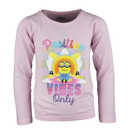 Minions T-Shirt Langarm Kinder Mädchen Shirt Gr. 104 - WS-Trend.de