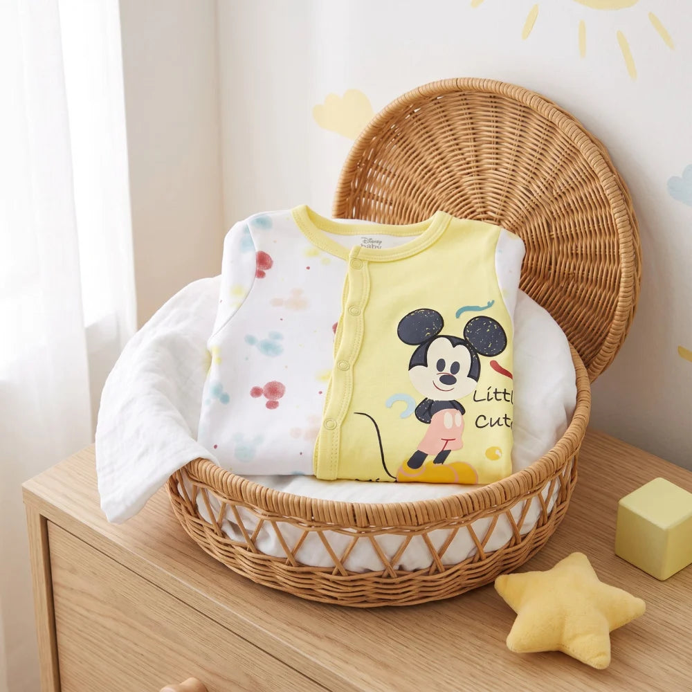 Disney Mickey Maus Baby Kleinkind Body Strampler Einteiler Gr. 92 Baumwolle - WS-Trend.de