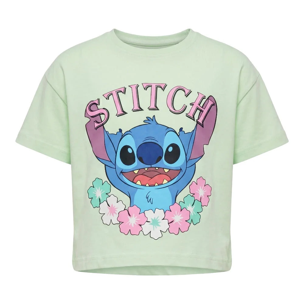 Disney Stitch Kinder Mädchen T-Shirt Kurzarm Shirt Gr. 98 bis 128 Baumwolle - WS-Trend.de