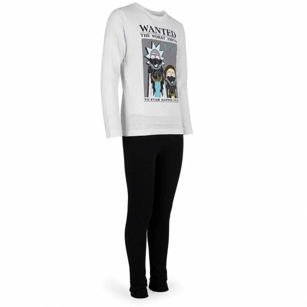 Schlafanzug Rick and Morty Kinder Jugend langarm Pyjama - WS-Trend.de