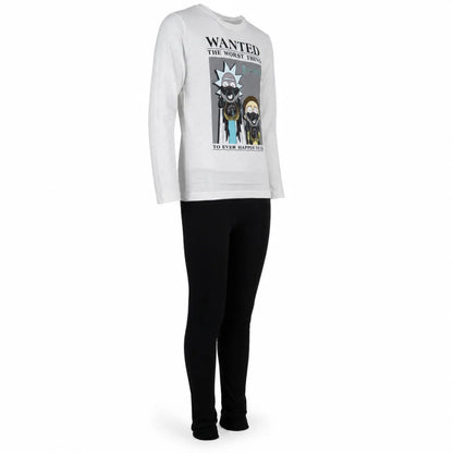 Schlafanzug Rick and Morty Kinder Jugend langarm Pyjama - WS-Trend.de
