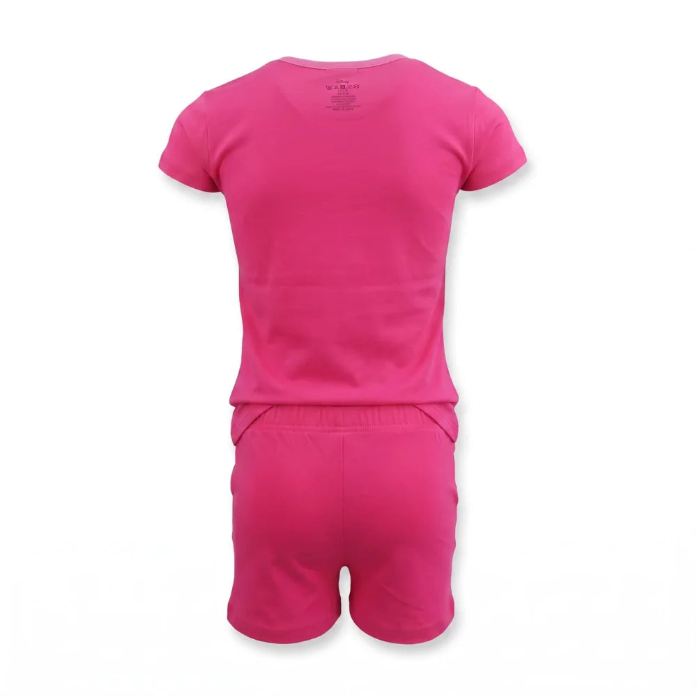 Disney Daisy Duck Kinder Mädchen Sommerset Shorts plus T-Shirt 98-128 Rosa Pink - WS-Trend.de