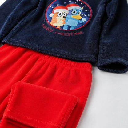 Bluey Bingo Kinder Polar Fleece Pyjama Schlafanzug Pulli Hose - WS-Trend.de