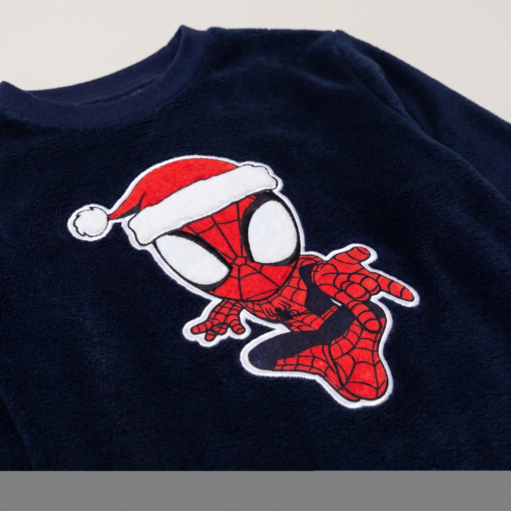 Marvel Spidey Kinder Coral Schlafanzug Pyjama Pulli Hose Gr. 98-116 - WS-Trend.de