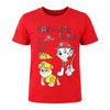 Paw Patrol Marshall Rubble Kinder kurzarm T-Shirt 98 -128 Jungen Baumwolle