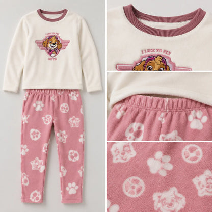 Paw Patrol Skye Kinder Mädchen Coral Schlafanzug Pyjama Gr. 98-116 - WS-Trend.de