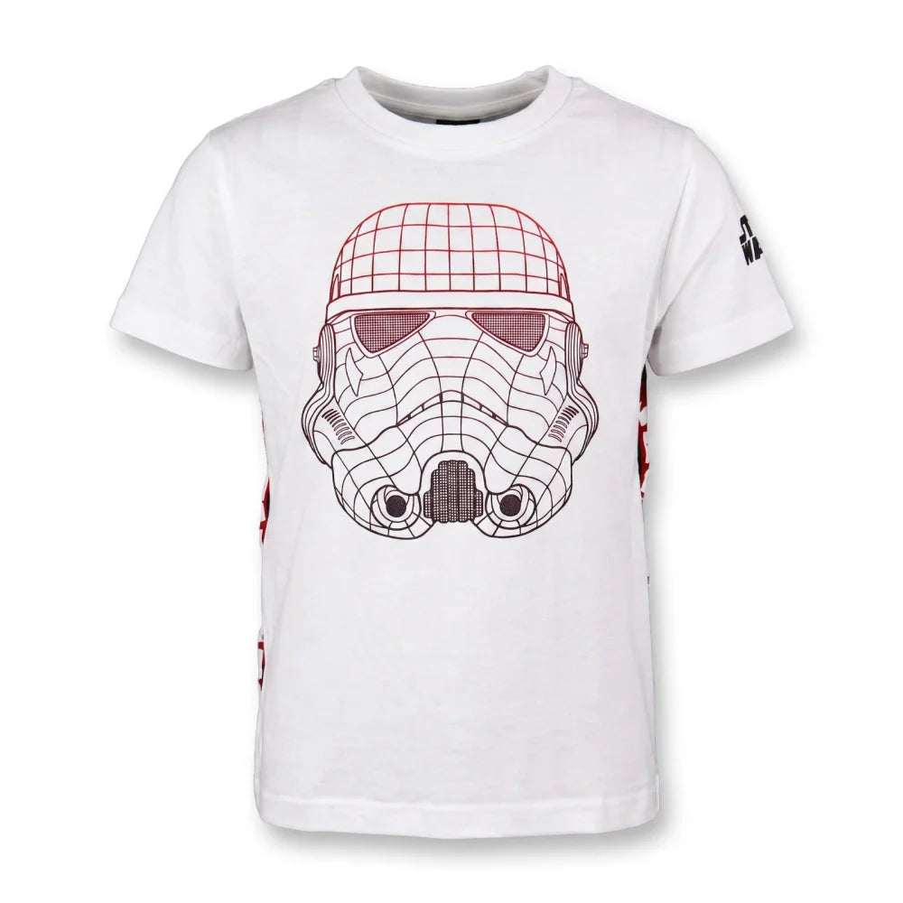 Disney Star Wars Storm Trooper T-Shirt Kurzarm Kinder Jungen Shirt 134 oder 152 - WS-Trend.de