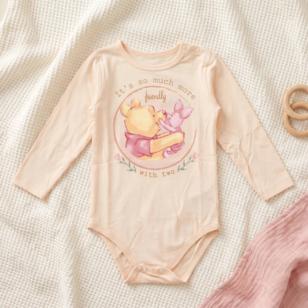 Disney Winnie der Pooh Baby Kleinkind langarm Body Strampler Gr.80 - 92 - WS-Trend.de