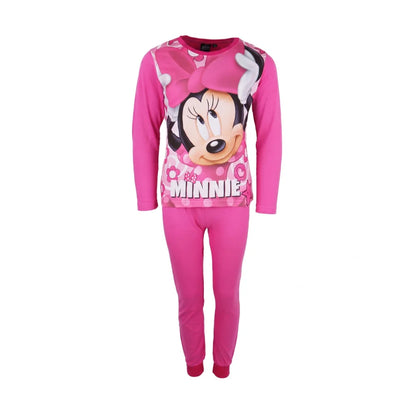 Schlafanzug Disney Minnie Maus Kinder Pyjama lang - WS-Trend.de