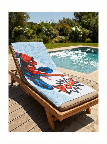 Marvel Spiderman Mikrofaser Strandtuch Badetuch Duschtuch XL 70x140 cm - WS-Trend.de