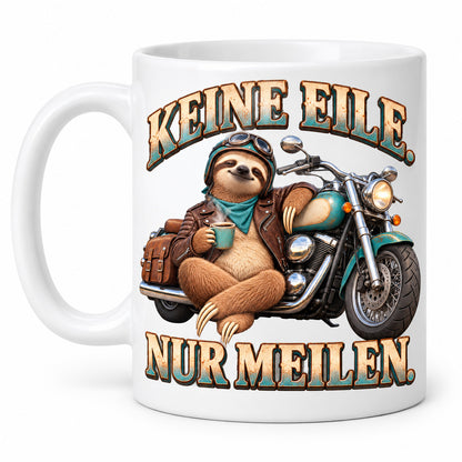 Motorrad Tasse Spruch Keramik 330ml Biker Geschenk beidseitig bedruckt