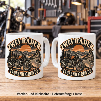 WS-Trend Biker Tasse Keramik 330 ml Spruch Motorrad 10 Motive zur Wahl - WS-Trend.de