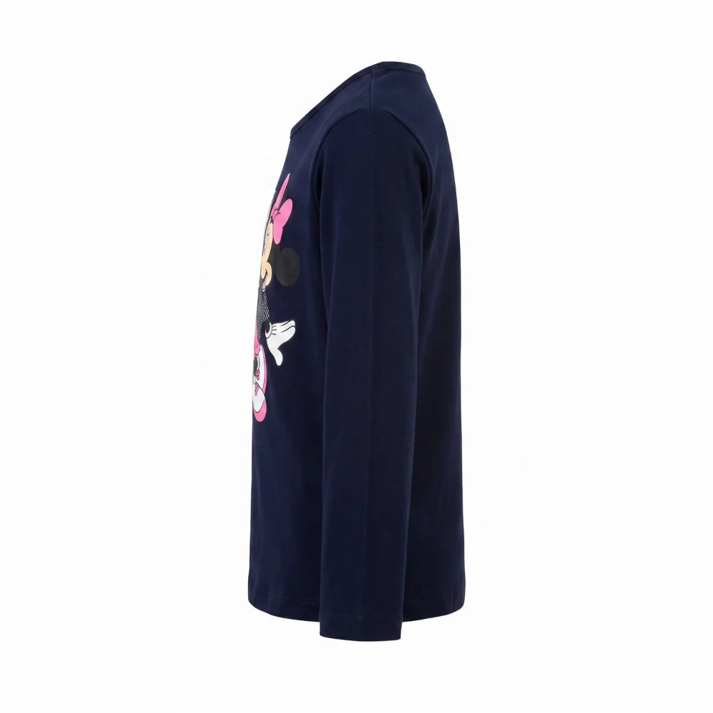 Print-Shirt Disney Minnie Maus Kinder Mädchen Langarmshirt Shirt - WS-Trend.de