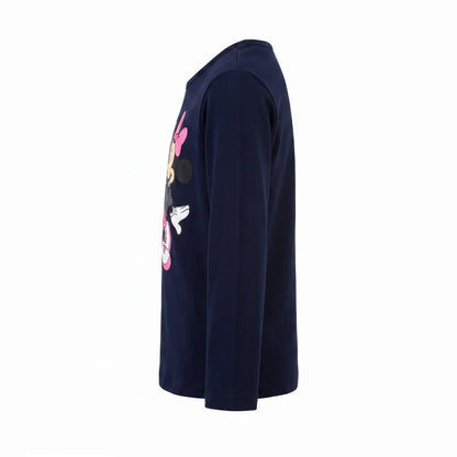 Print-Shirt Disney Minnie Maus Kinder Mädchen Langarmshirt Shirt - WS-Trend.de