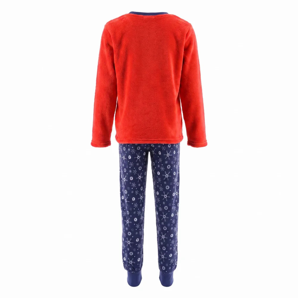 Disney Cars Lightning McQueen Weihnachts-Pyjama Coral-Fleece Größen 98–128 - WS-Trend.de