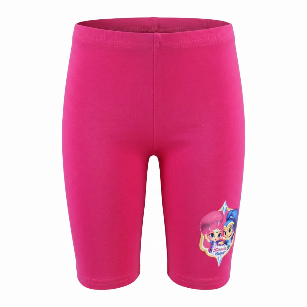 Leggings Kurz Kinder Shimmer and Shine Mädchen Blau Grau Pink 98 bis 128 - WS-Trend.de