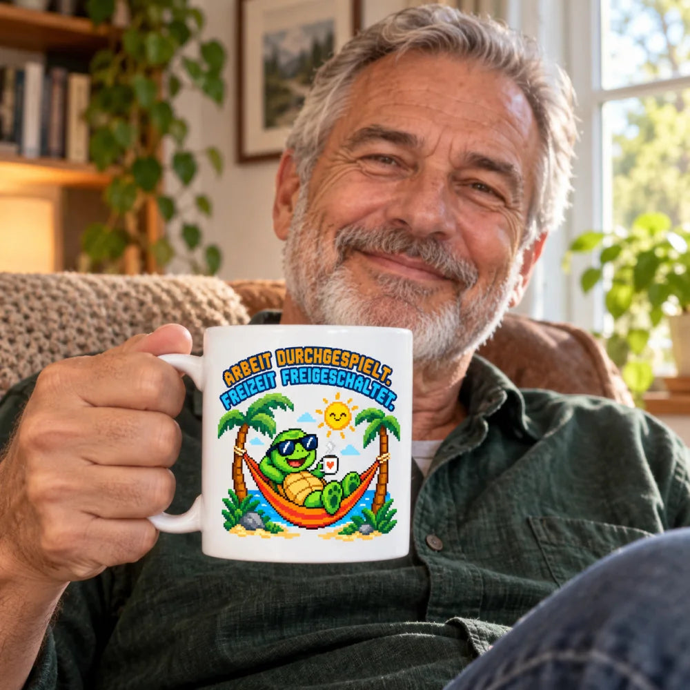 WS-Trend Rente Tasse Keramik 330 ml Spruch Geschenk 10 Motive zur Wahl - WS-Trend.de