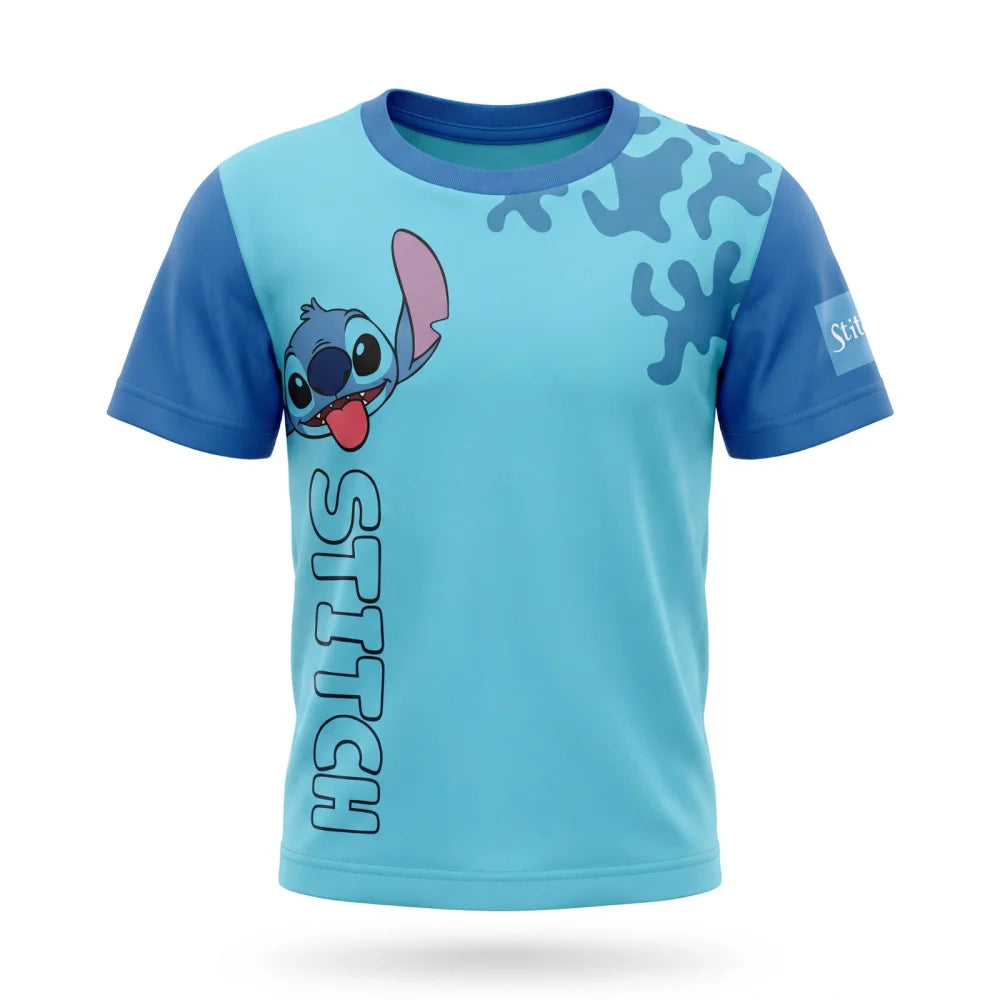 Disney Stitch Kinder Jungen T-Shirt Kurzarm Shirt Gr. 98 100% Baumwolle - WS-Trend.de