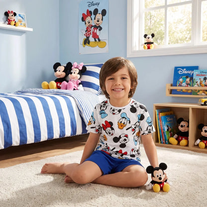 Disney Mickey Maus Jungen Schlafanzug Pyjama Shirt Shorts Gr. 98-128 Baumwolle - WS-Trend.de