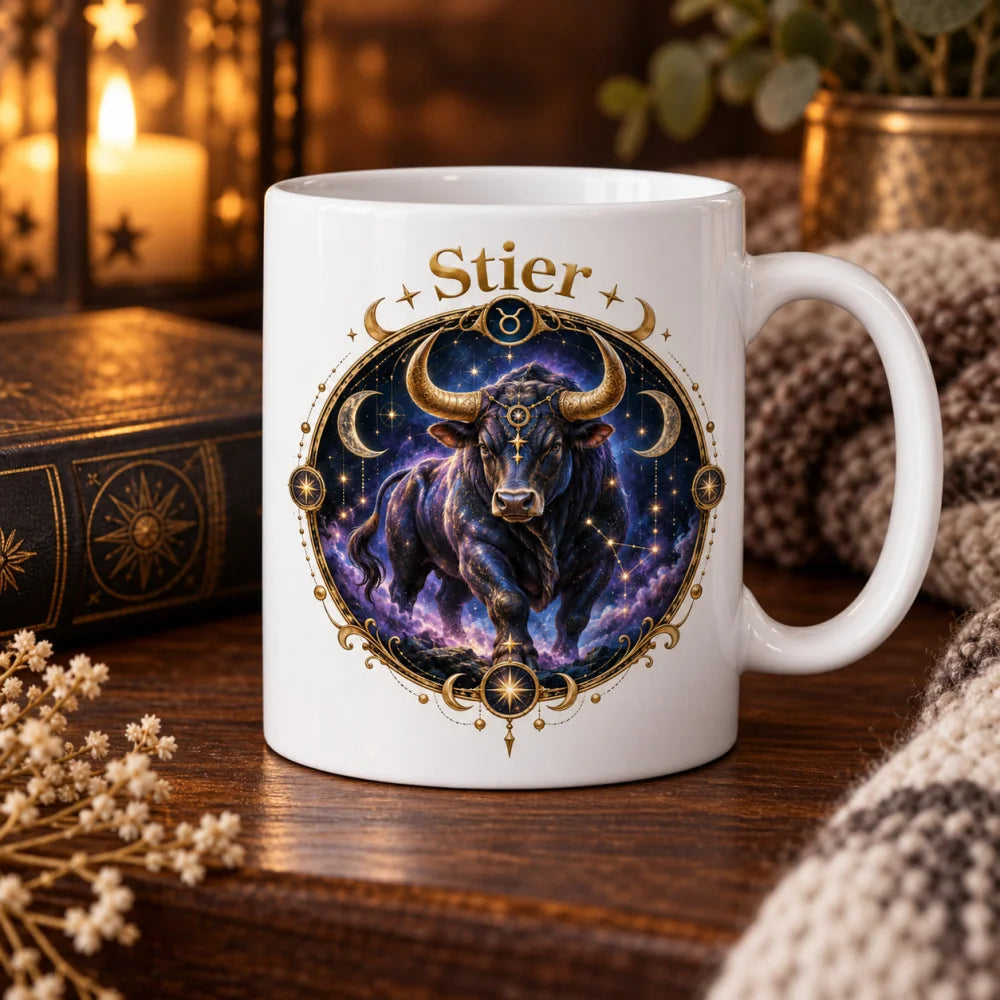 WS-Trend Sternzeichen Tasse Stier mystisch Keramik 330 ml Geschenk - WS-Trend.de