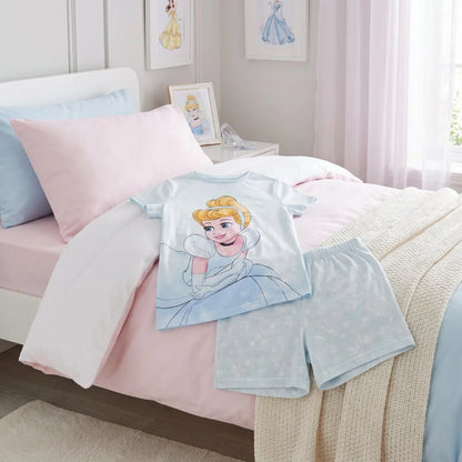 Disney Cinderella Rapunzel Kinder Schlafanzug Pyjama Gr. 92-128 100% Baumwolle - WS-Trend.de