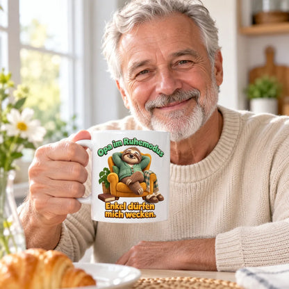 WS-Trend Faultieropa Tasse 330 ml Geschenk für Opa mit lustigem Spruch - WS-Trend.de